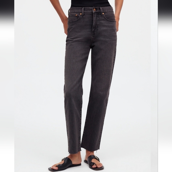 Madewell Denim - The '90s Straight Crop Jean | Size 30